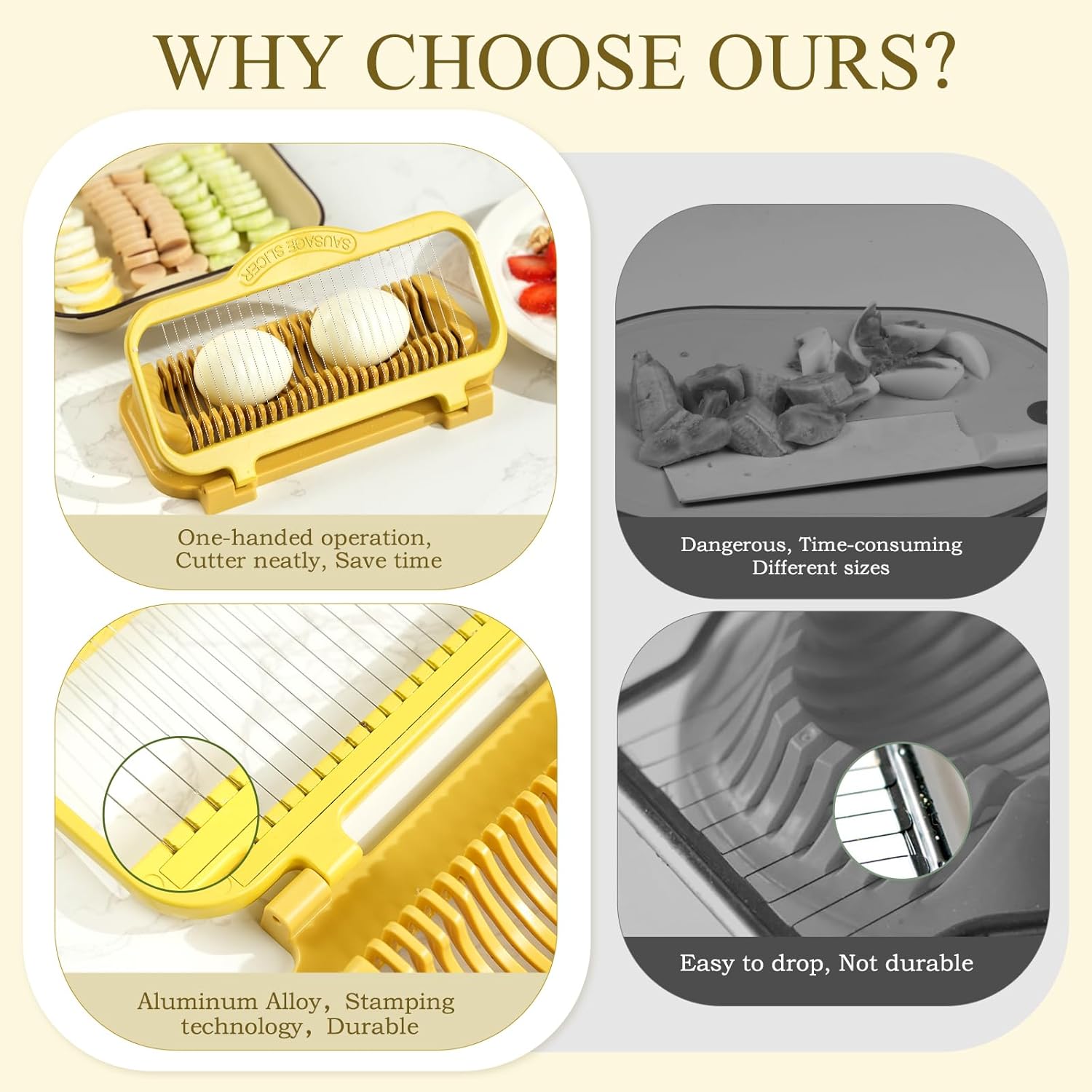 Fruit & Vegetable Stainless Steel Slicer
