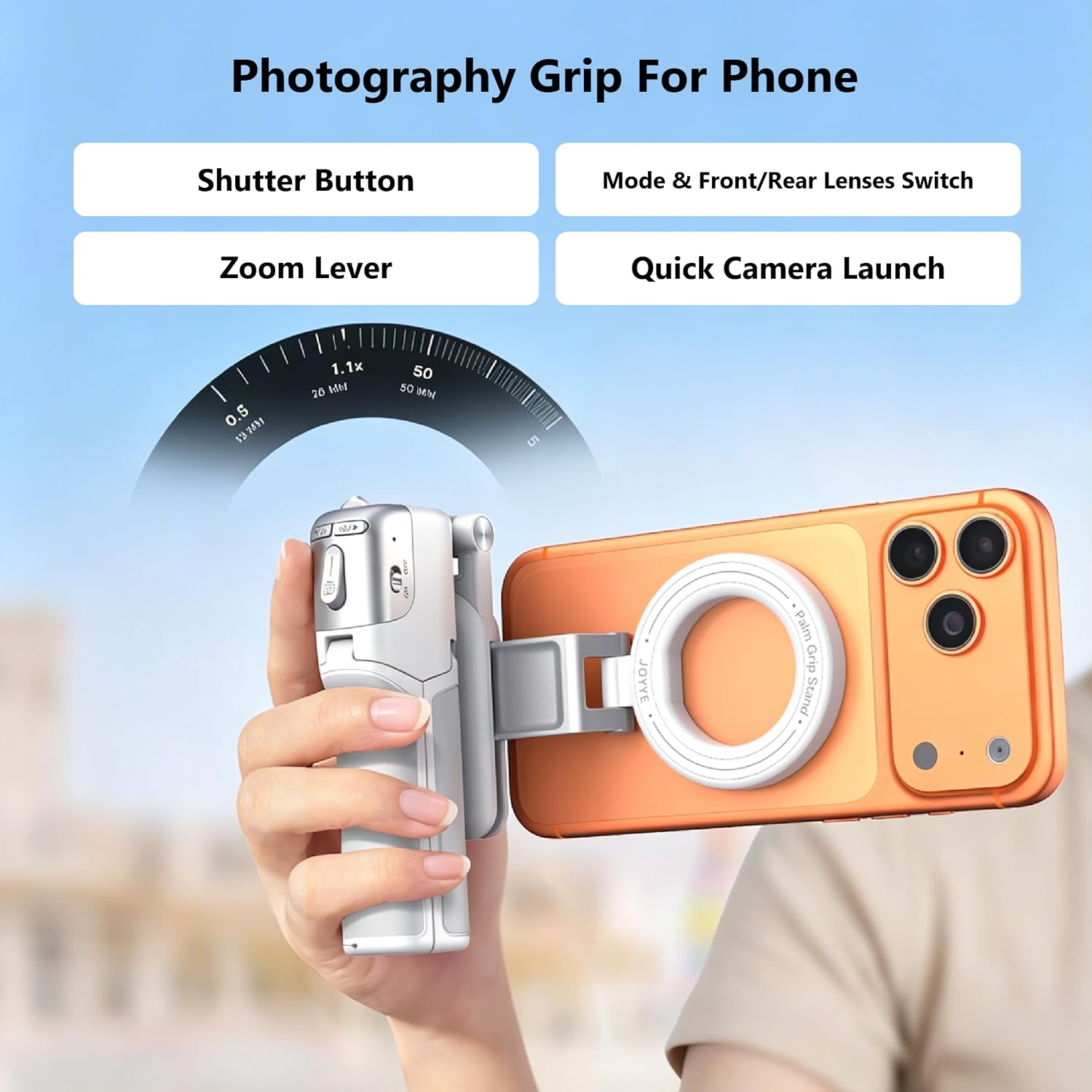 Foldable Magnetic Selfie Stick